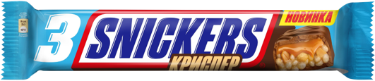 Батончики SNICKERS Криспер Трио